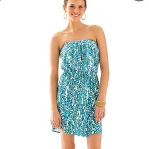 Lilly Pulitzer Windsor Dress in Sea Blue Size Small